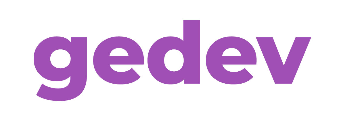 Gedev Logo White Background